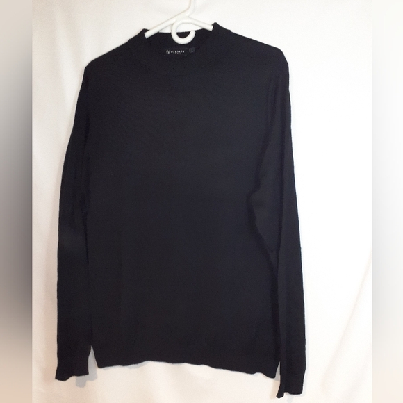 Mens Modango Milano Modal Sweater Black Men's Large - Picture 8 of 16